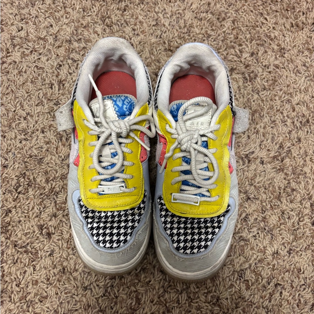 Nike Air Force patterned sneakers